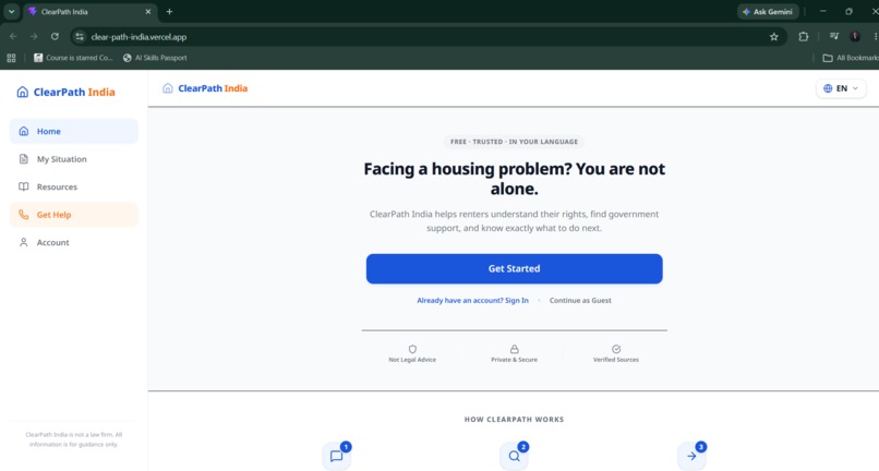 ClearPath India: AI-Powered Housing Stability Guide – screenshot 4