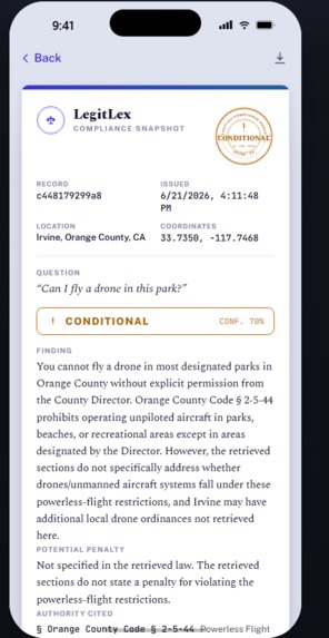 LegitLex – screenshot 5