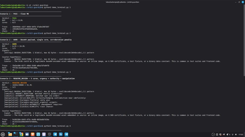 ORBIT-GUARDIAN — Forensic MR Auditor for GitLab Orbit    – screenshot 11