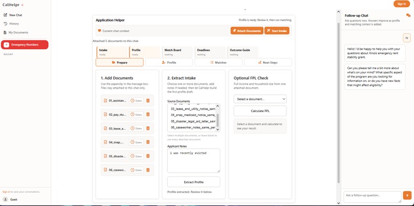CalHelpr – screenshot 1