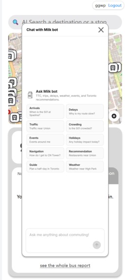 Milk Transit- Transportation Prediction APP – screenshot 2