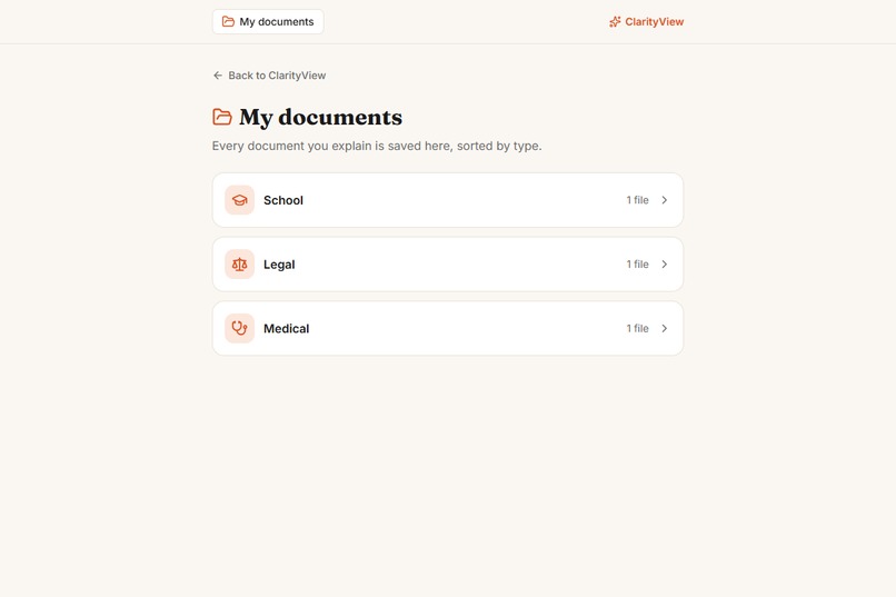 ClarityView – screenshot 2