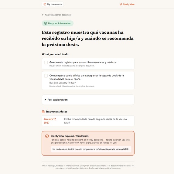 ClarityView – screenshot 3