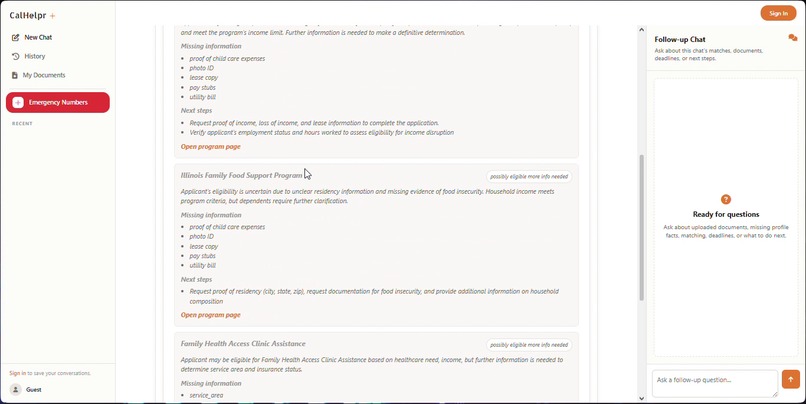 CalHelpr – screenshot 4