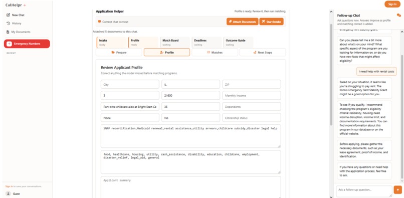 CalHelpr – screenshot 2