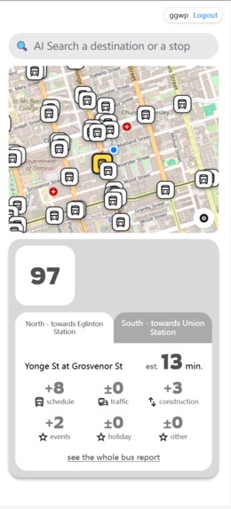Milk Transit- Transportation Prediction APP – screenshot 1