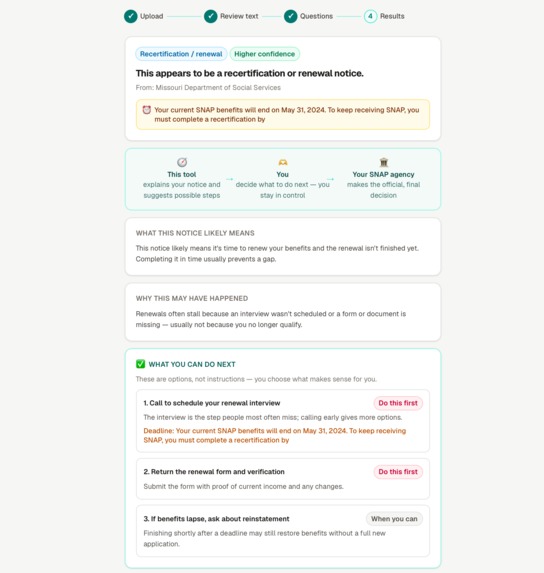 SNAP Aid – screenshot 8