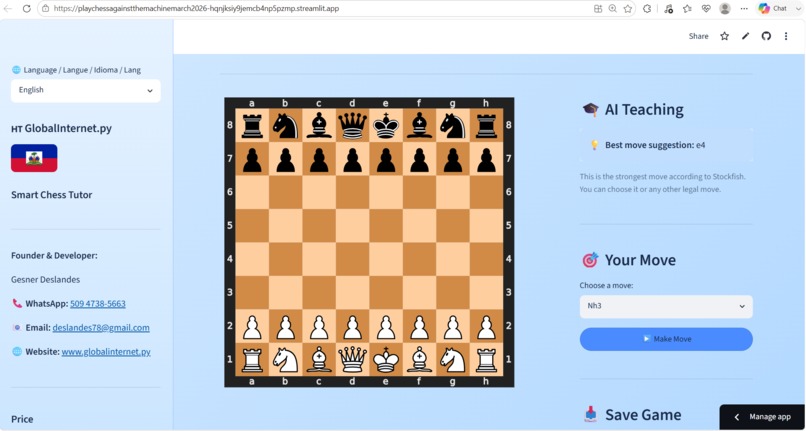 Play Chess Against The Machine March 2026 – screenshot 1