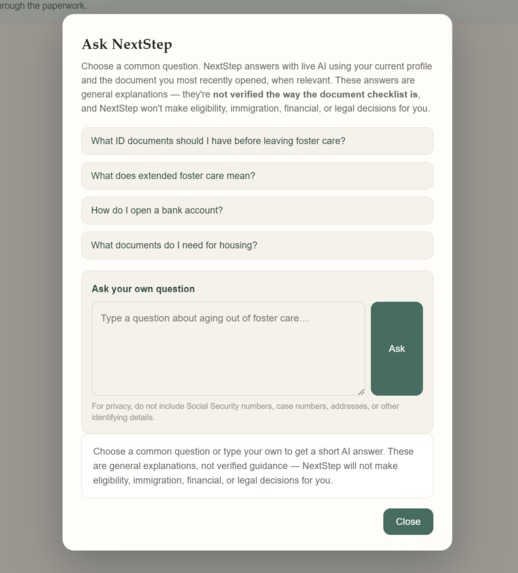 NextStep AI – screenshot 2