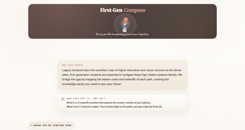 First-Gen Compass – screenshot 1