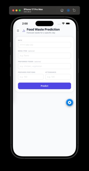 SmartFoodSave – screenshot 1
