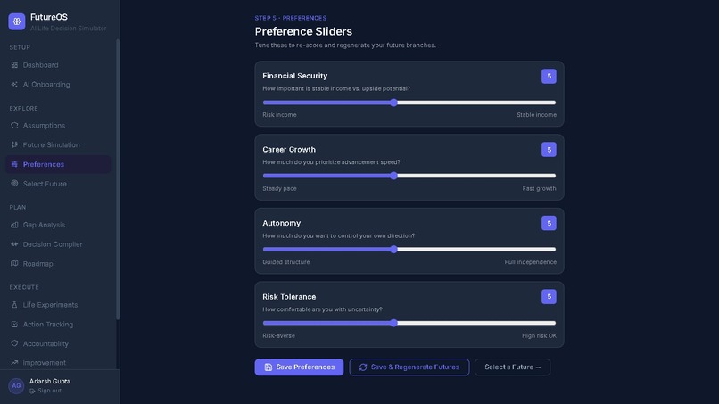 FutureOS: AI Life Decision Simulator – screenshot 5