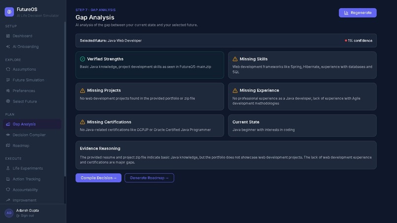 FutureOS: AI Life Decision Simulator – screenshot 7