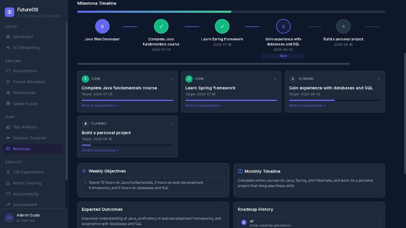 FutureOS: AI Life Decision Simulator – screenshot 9