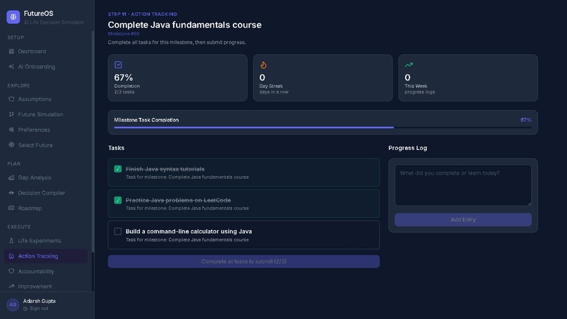FutureOS: AI Life Decision Simulator – screenshot 11