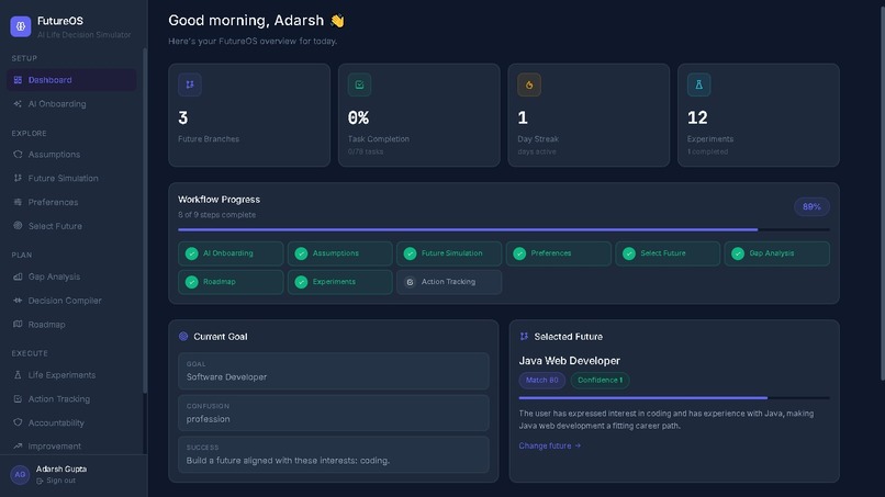 FutureOS: AI Life Decision Simulator – screenshot 13
