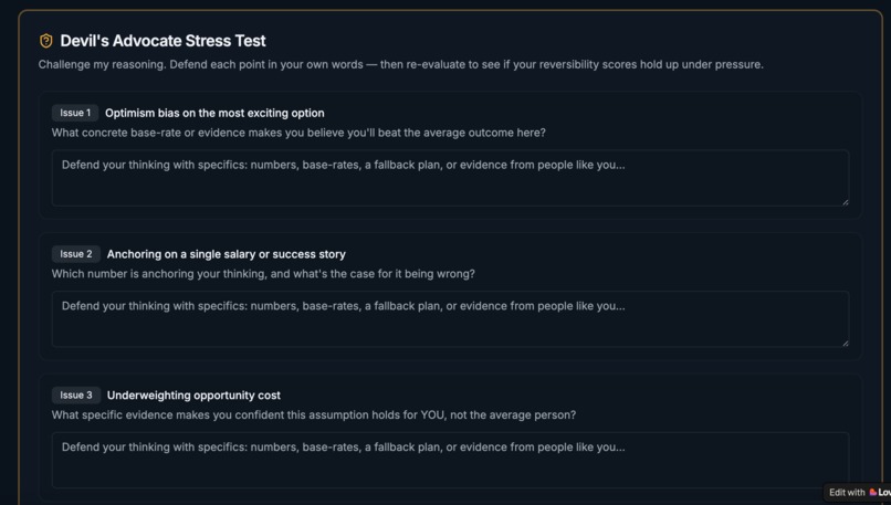 career choice finance simulator – screenshot 6