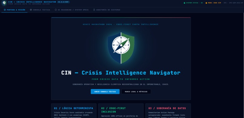 CIN — Crisis Intelligence Navigator – screenshot 1