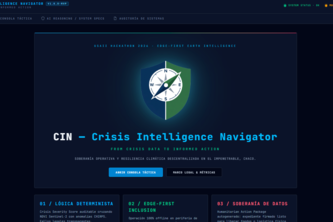 CIN — Crisis Intelligence Navigator