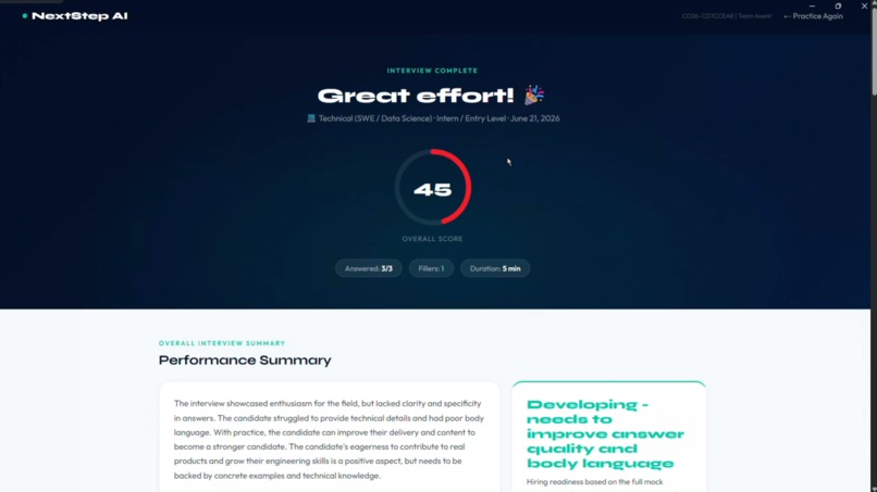 NextStep-AI – screenshot 2