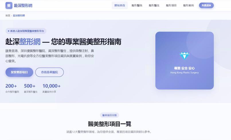 shenzhen cosmetic surgery – screenshot 1