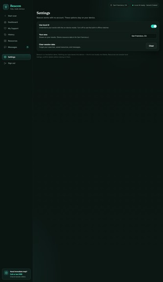 Beacon – screenshot 2