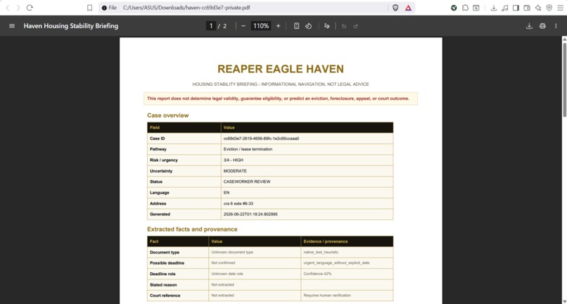 Reaper Eagle Haven – screenshot 1