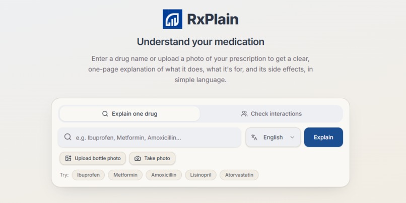 RxPlain – screenshot 1