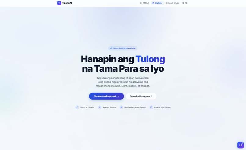 TulongAI – screenshot 1