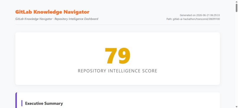 GitLab Knowledge Navigator – screenshot 2