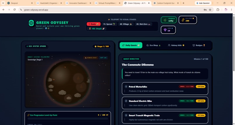 Green Odyssey – screenshot 4