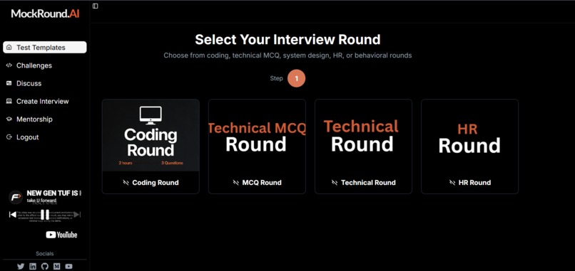 MockRound.AI – screenshot 2