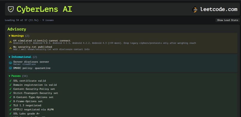 CyberLens-AI – screenshot 1