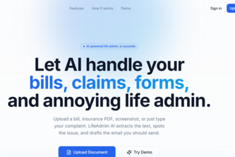 LifeAdmin AI