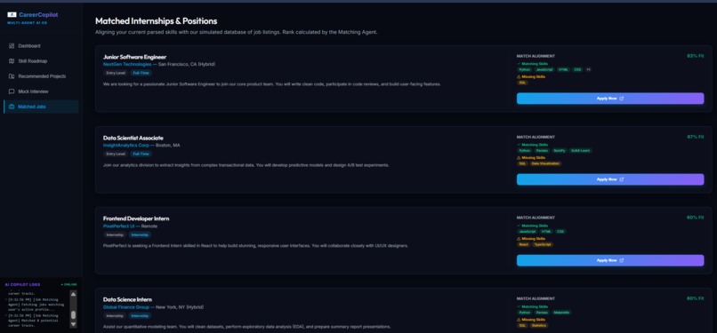 Multi-Agent Student Employability Copilot – screenshot 7
