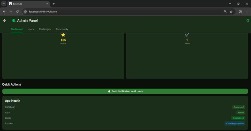 EcoTrack – screenshot 2