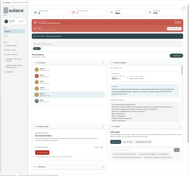 Solace: The AI-Powered ER + Patient Intake companion – screenshot 5