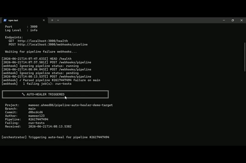 Pipeline Auto-Healer – screenshot 2