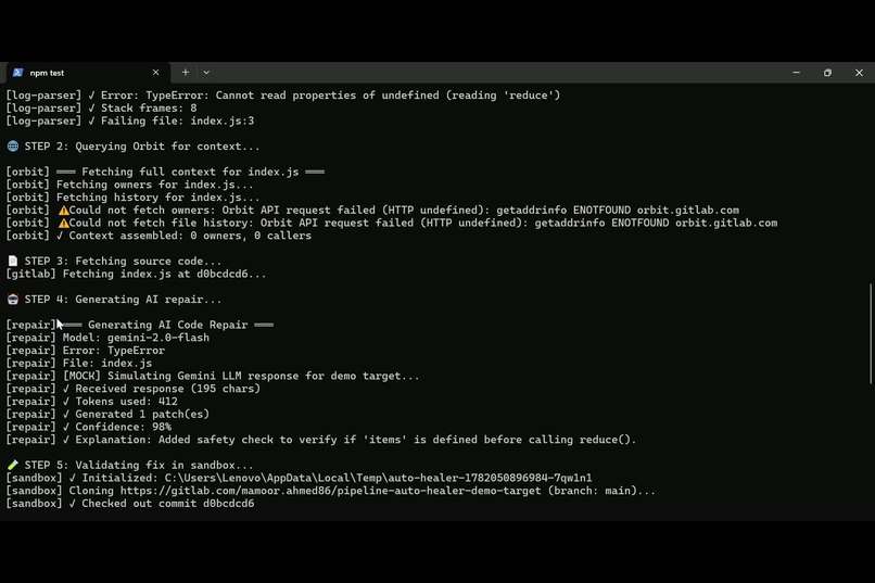 Pipeline Auto-Healer – screenshot 3