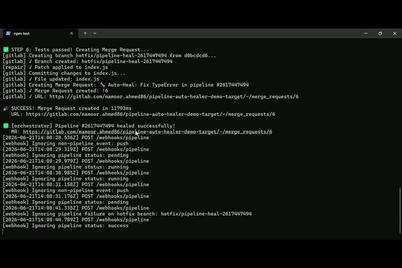 Pipeline Auto-Healer – screenshot 4