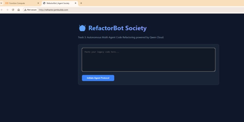 RefactorBot Society – screenshot 1