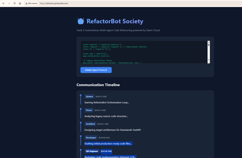 RefactorBot Society – screenshot 4