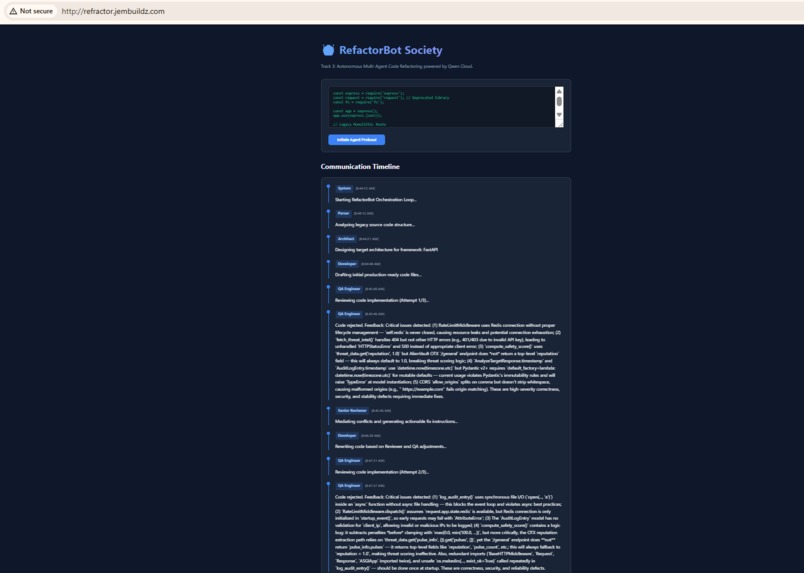 RefactorBot Society – screenshot 6