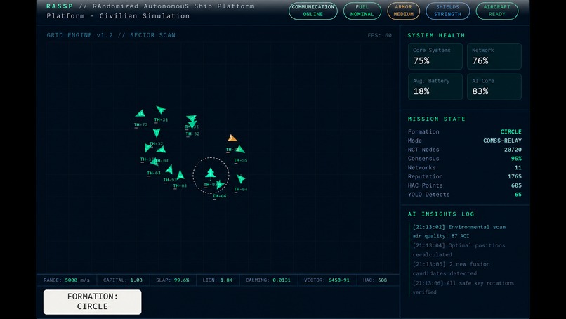 RASIP --- Resilient Autonomous Swarm Intelligence Platform  – screenshot 1