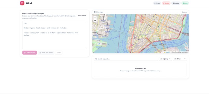 AidLink – screenshot 1