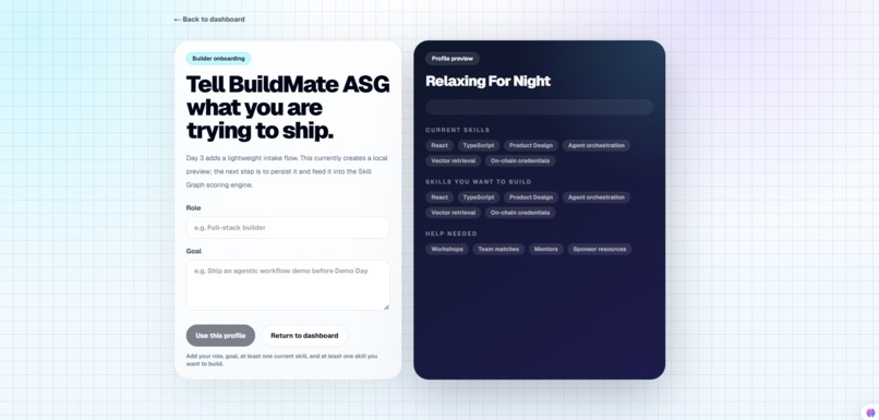 BuildMate AI & Skill Graph – screenshot 2