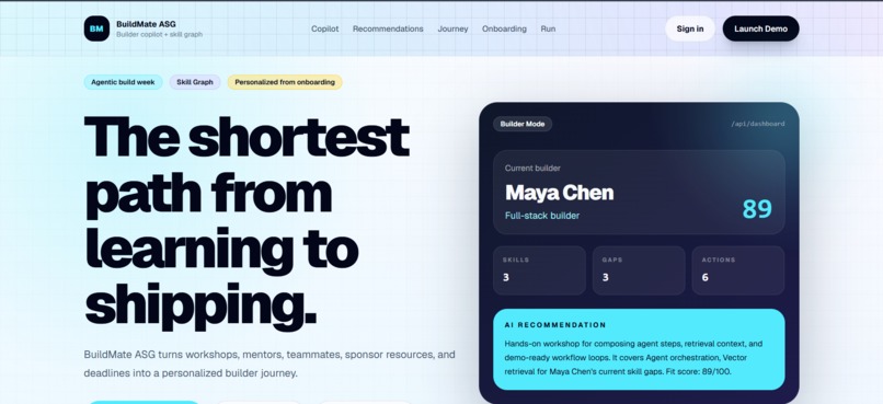BuildMate AI & Skill Graph – screenshot 4