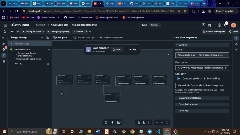 NeuroScale Ops: AI-Powered Kubernetes Incident Response – screenshot 3