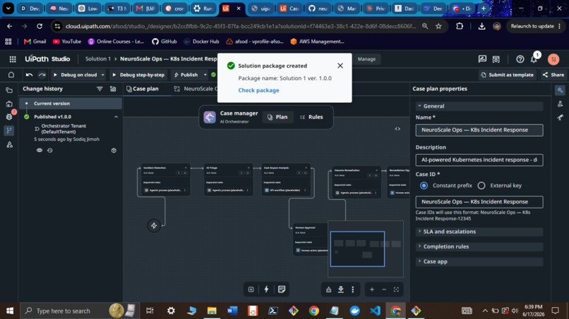 NeuroScale Ops: AI-Powered Kubernetes Incident Response – screenshot 4
