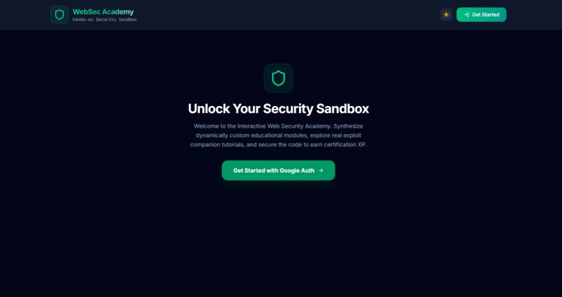 WebSec Academy – screenshot 1